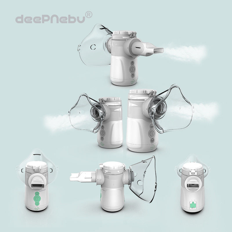 Yeni Pil Tıbbi Sessiz Mini Serbest Nefes Maski Öksürük Copd Nebulizer Makinesi Yetişkin Çocuk Sağlık Bakımı Inhaler Mesh Nebulize