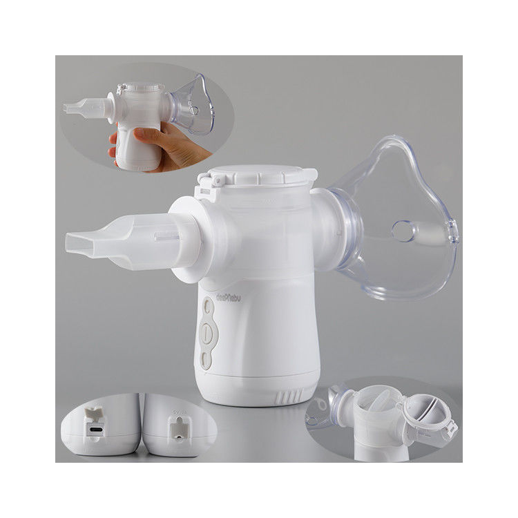 Öksürük astım bronşiti Yetişkin çocuklar Nebulizatör Inhalatör DC USB pil Taşınabilir Mesh Nebulizatör