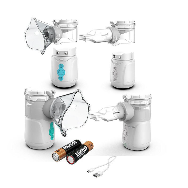 Mini Öksürük İlacı Atomizer Soğuk Öksürük Nebulizer Makine Alınabilir Pil Çocuklar Yetişkin Ev Kullanılabilir Mesh Nebulizer