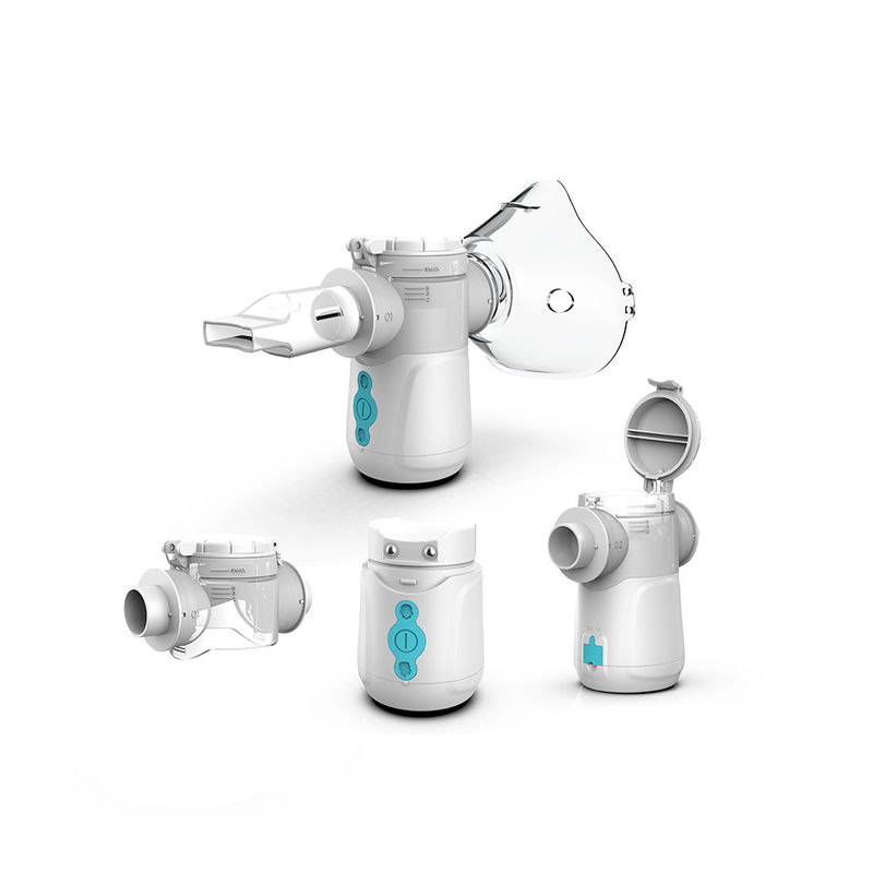 Astım Öksürük Soğuk için Mini Çocuklar Taşınabilir KOAH Nebulizatör Makinesi 40dB IP34
