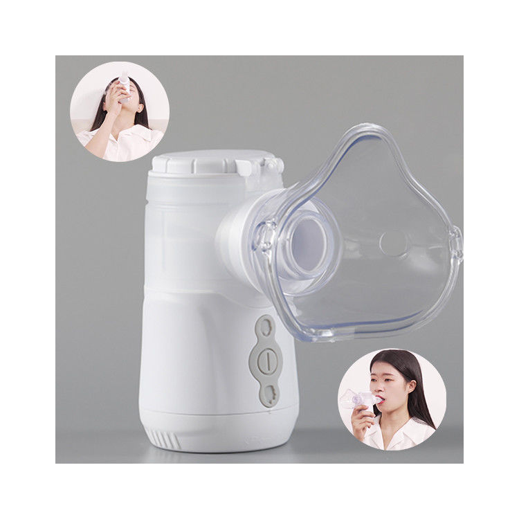KOAH için Çocuk Yetişkin Hastanesi Nebulizatör Taşınabilir 3.5μm 0.4mL / Min Nebulizatör Makinesi