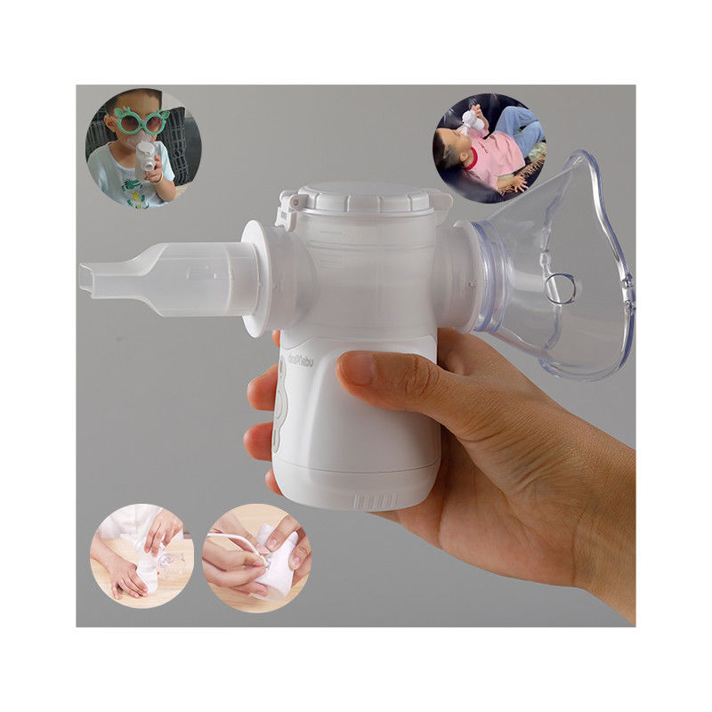 Evde Bakım Tıbbi Astım İnhaler Nebulizatör USB Pil 3μm 40dB Çocuklar İçin Yetişkin