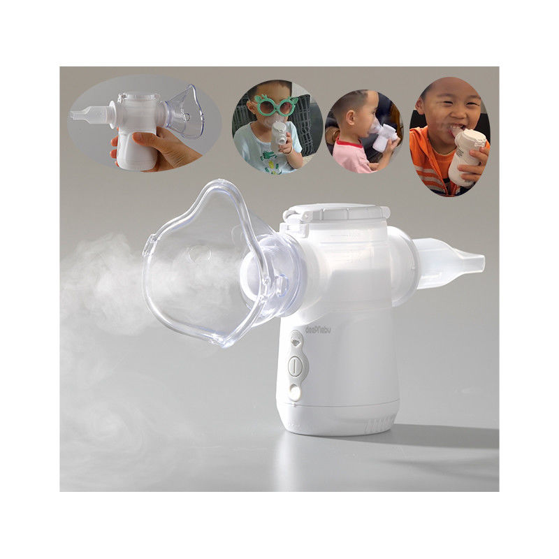Soğuk Öksürük Örgüsü Ultrasonik Elde Taşınabilir Nebulizatör 1.95μm - Çocuklar İçin 3.35μm 40dB