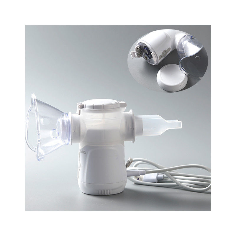 Soğuk Öksürük Örgüsü Ultrasonik Elde Taşınabilir Nebulizatör 1.95μm - Çocuklar İçin 3.35μm 40dB