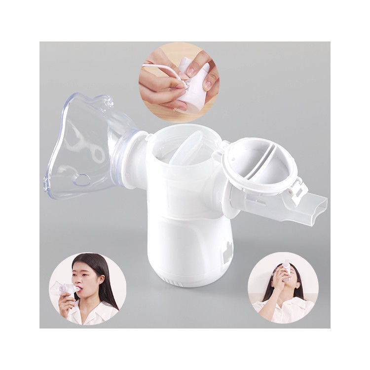 Yetişkin Çocuklar Evde Kullanışlı Nebulizatör Makinesi Öksürüyor ≥0.265ml/Dk Pil DC USB ile