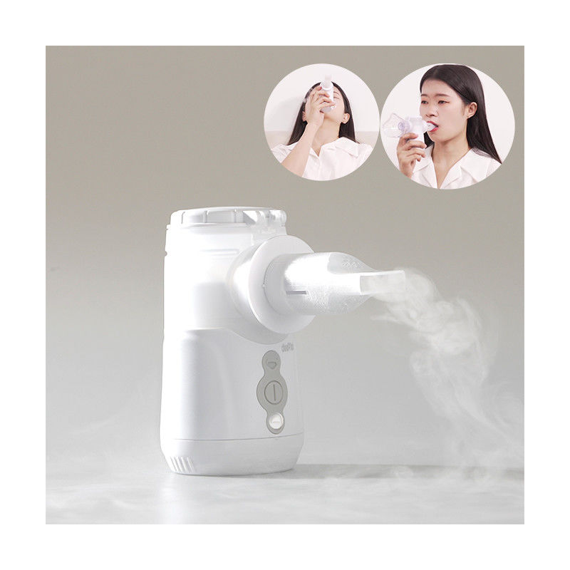 DC USB Solunum Yetişkin Nebulizatör Makinesi Öksürük Bronş 3.35μM 0.4mL/Dk