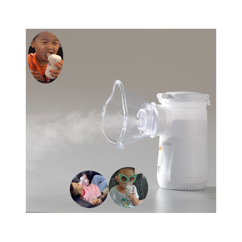 DC USB Solunum Yetişkin Nebulizatör Makinesi Öksürük Bronş 3.35μM 0.4mL/Dk