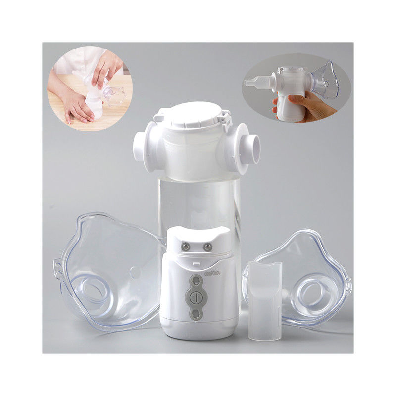 Maske Ağızlıklı Mini İlaçlı Örgü Nebulizatör Makinesi 1.76-3.8μm Soğuk