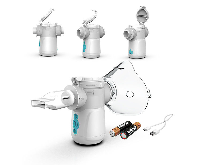 Pediatrik Taşınabilir Mesh Nebulizatör İnhaler 2.6μm - 3.2μm Tip C USB Pil