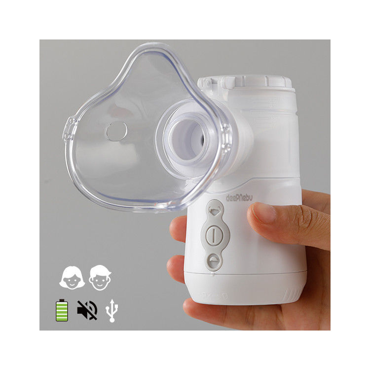 Solunum Yolu Mini Mesh Nebulizatör Makinesi 2.5 - 3.6μm Aerosol İlaç İnhaleri