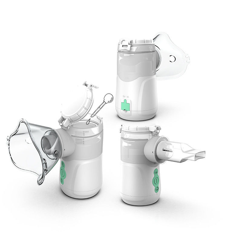 Solunum Yolu Mini Mesh Nebulizatör Makinesi 2.5 - 3.6μm Aerosol İlaç İnhaleri