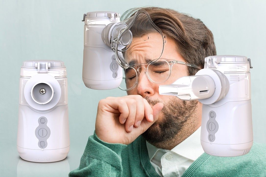 ≤40dB Gürültü Seviyesi ve ≤3,8μm Parçacık Boyutuna Sahip Taşınabilir Nebulizatör