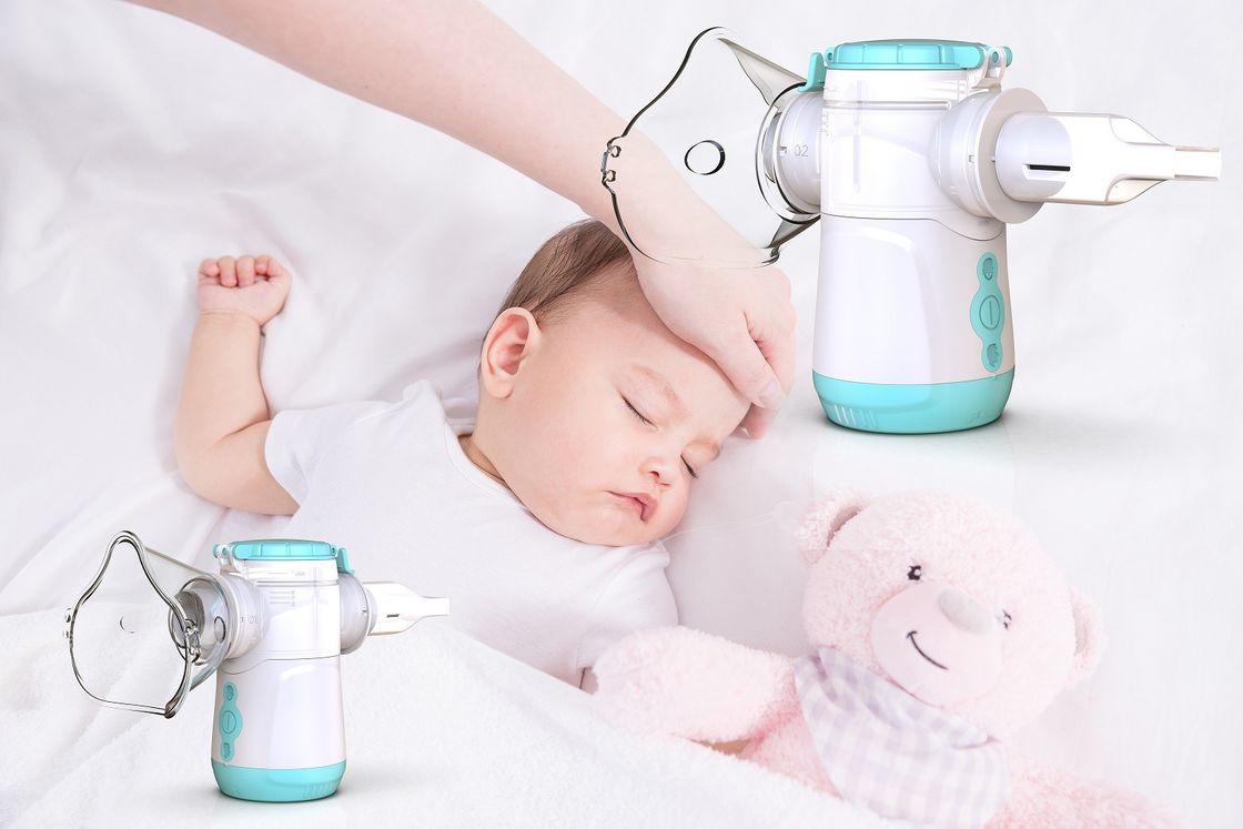 Solunum tedavisi için parçacık büyüklüğü ≤3,2μM olan DC 5V USB Nebulizer