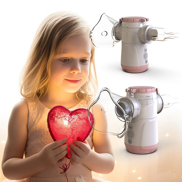 DC Gücü Taşınabilir Inhalatör Nebulizer Çocuk ve Yetişkinler için 1.8-3.5μm MMAD