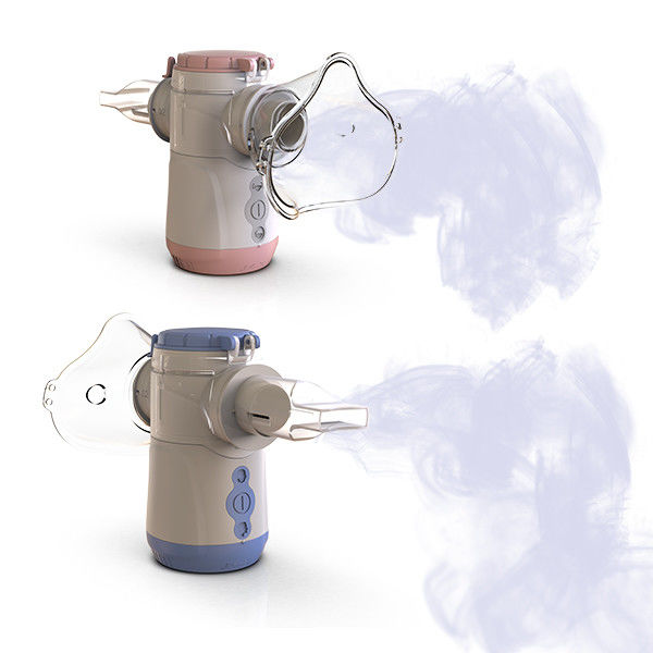 AA Pil veya DC USB Güçlü Çocuklar Yetişkin Mesh Nebulizer Alveoli Bronchioles