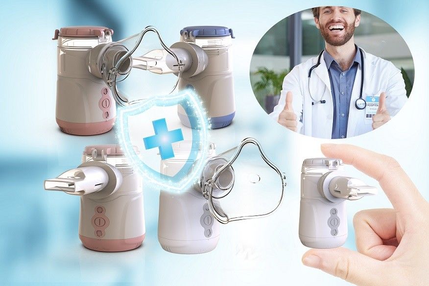Akciğer Sağlığı İçin 105-110Hz titreşim frekansı ile Taşınabilir Mesh Nebulizer Makinesi