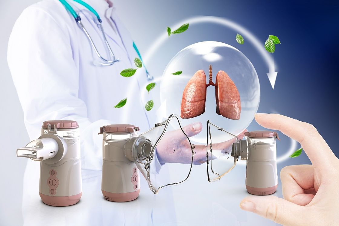 Çocuklar ve Yetişkinler için 2 Modlu Mesh Nebulizer Makinesi Kompresörden Üstündür