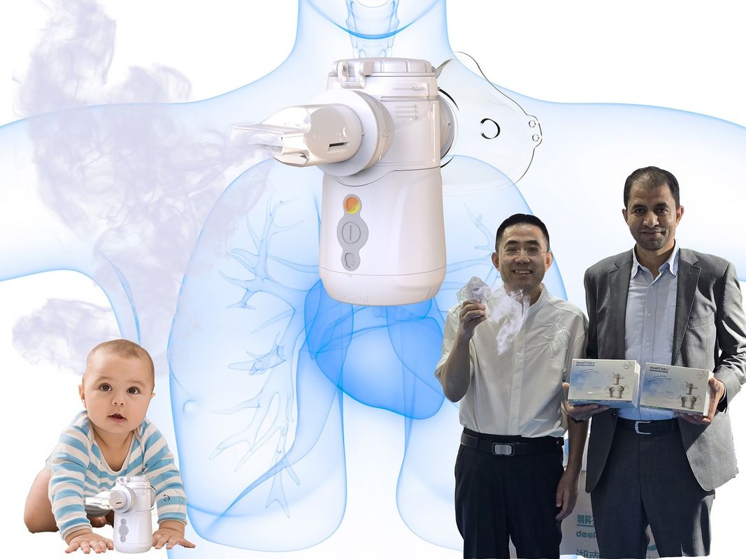 Vibrating Mesh Nebulizer Parçacık Boyutu 1-5μm Tıbbi ve Taşınabilir Anti Broken Hiçbir Kalıntı Yok Engelleme