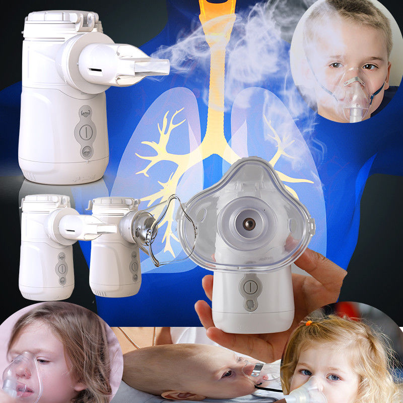 DC 5V USB Gücü 9-18ml Kapasite MMAD 2.5-3.5 μm Portable Mesh Nebulizer Gürültü seviyesi ≤40dB